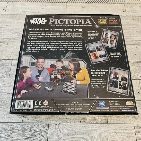Star Wars Monopoly & Star Wars Pictopia Games Set - Picture 4 of 4